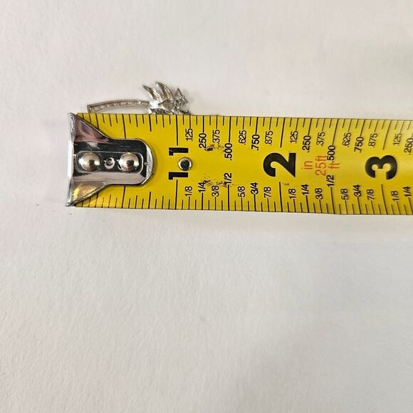 Fine Arts Silver FAS 925 Sterling Silver Simulated Diamond Palm Tree Necklace - Picture 10 of 12